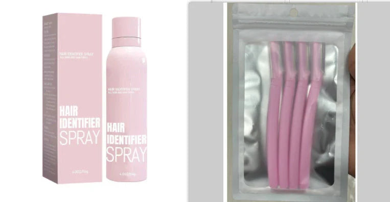 Dermaplaning Facial Hair Remover Spray - Moisturizing Set for Smooth, Radiant Skin