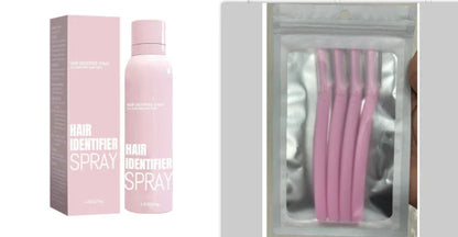 Dermaplaning Facial Hair Remover Spray - Moisturizing Set for Smooth, Radiant Skin