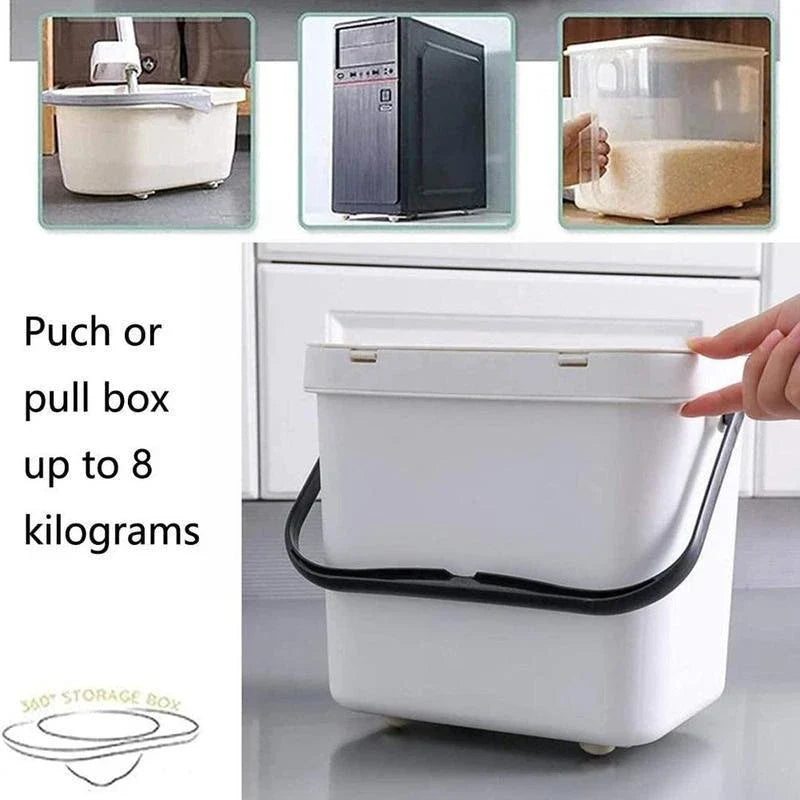 Premium adhesive caster wheels for easy moving of cabinets, drawers, storage boxes and small furniture