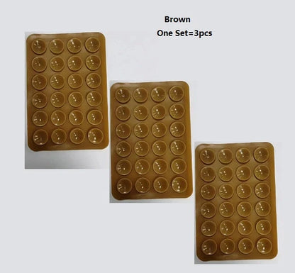 24 Grain Square Silicone Suction Cup for mobile phone and charging bank