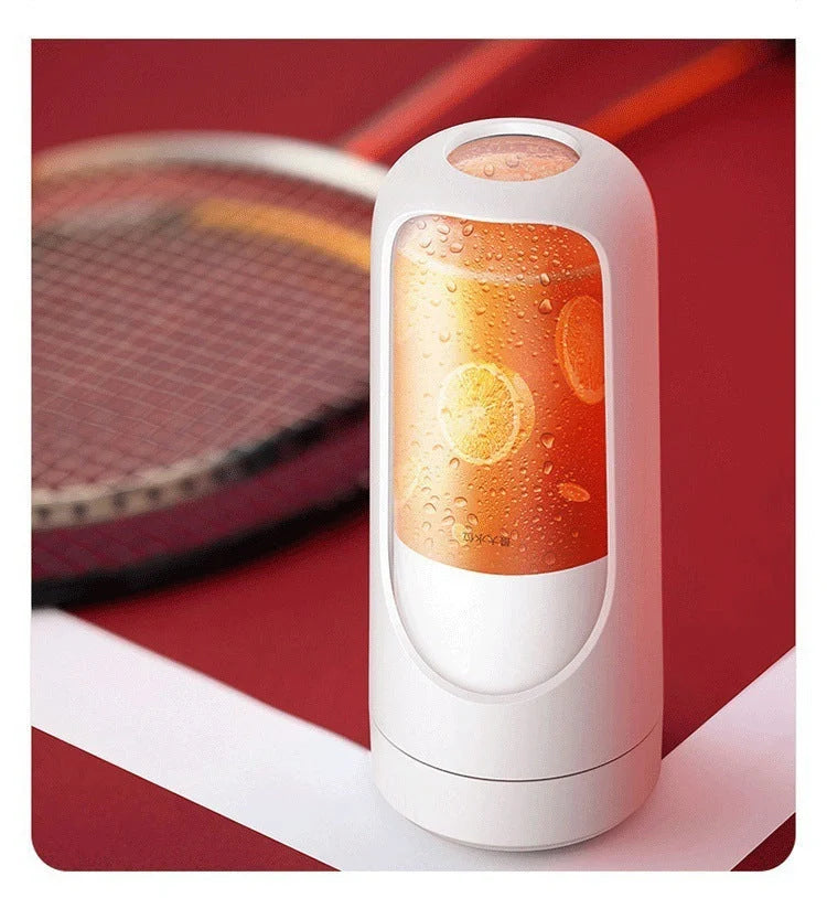 GREECHO Portable Wireless Electric Juicer in white with USB charging
