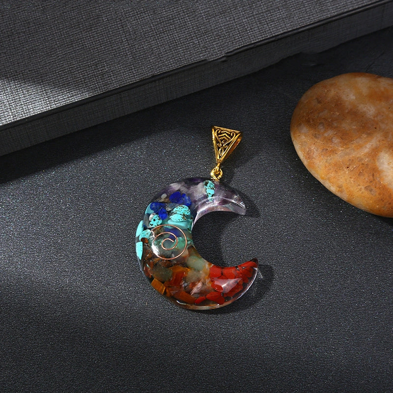 Elegant Chakra-Infused Crystal Pendant: Mindful British-Designed Jewellery for Spiritual Wellness