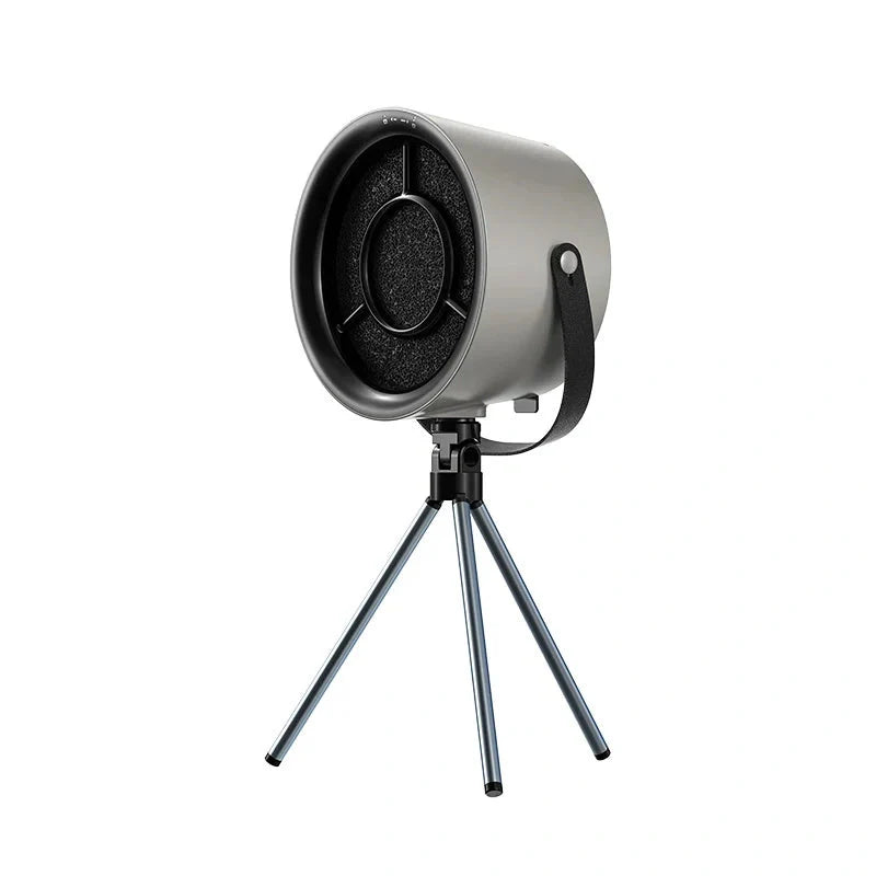 2024 Portable Desktop Exhaust Fan in milky white with USB charging