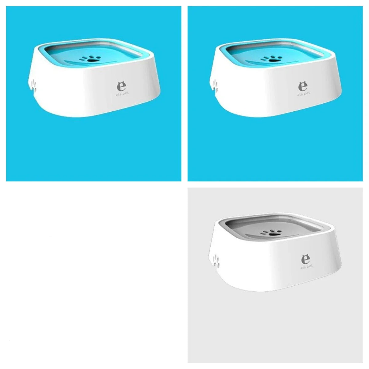 Spill-Proof Floating Pet Water Bowl with Slow Water Intake, Premium ABS & PP Construction, Available in Various Colors and Quantities