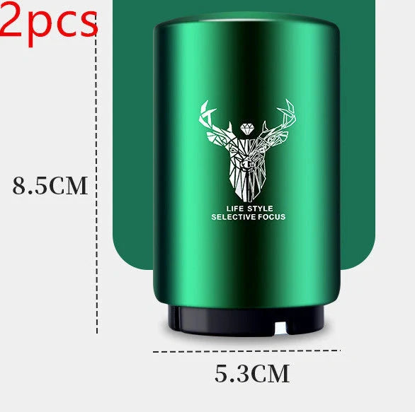 Stainless steel automatic beer bottle opener with magnet cap catcher