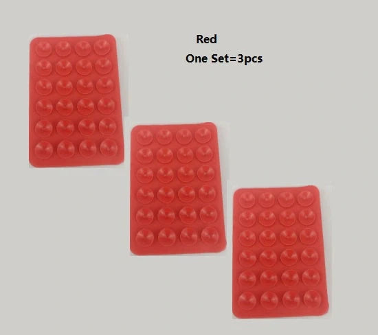 24 Grain Square Silicone Suction Cup for mobile phone and charging bank