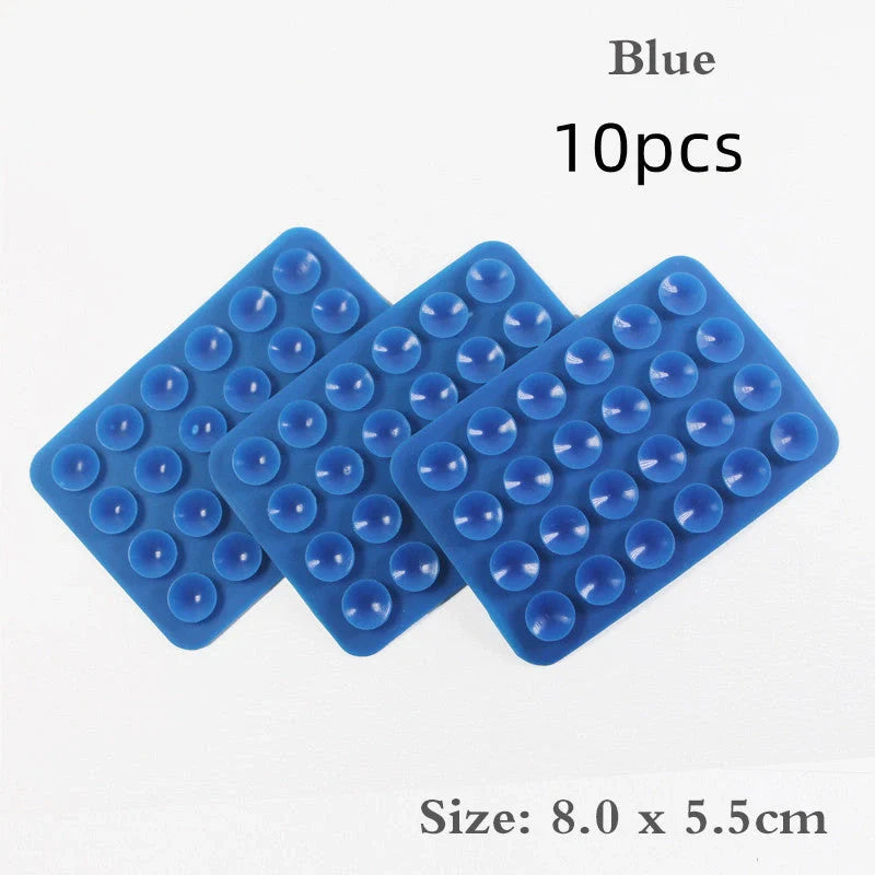 24 Grain Square Silicone Suction Cup for mobile phone and charging bank
