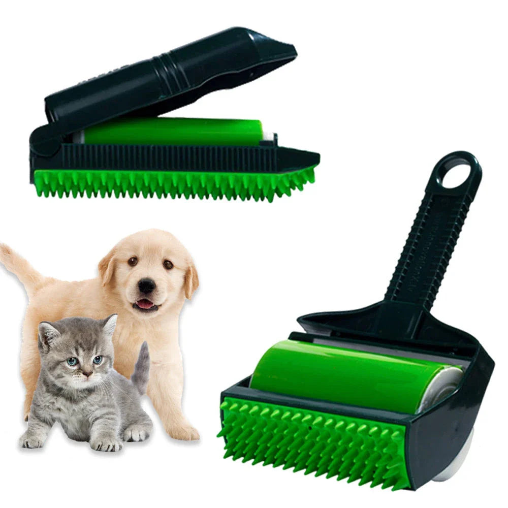 Reusable lint roller with powerful adhesive for picking up pet hair, dust, and other debris from clothes, furniture, and more
