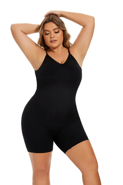 Slimming waist-fitted jumpsuit with exposed back for a flattering and stylish look