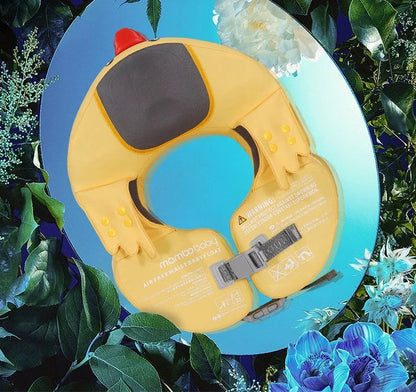 Duckling Underarm Swimming Ring for toddlers in yellow with airtight safety features