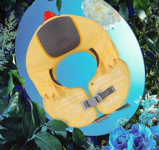 Duckling Underarm Swimming Ring for toddlers in yellow with airtight safety features