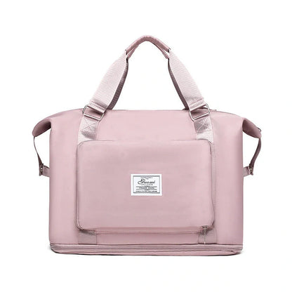 Folding travel bag for women in various colours, lightweight and durable Oxford cloth