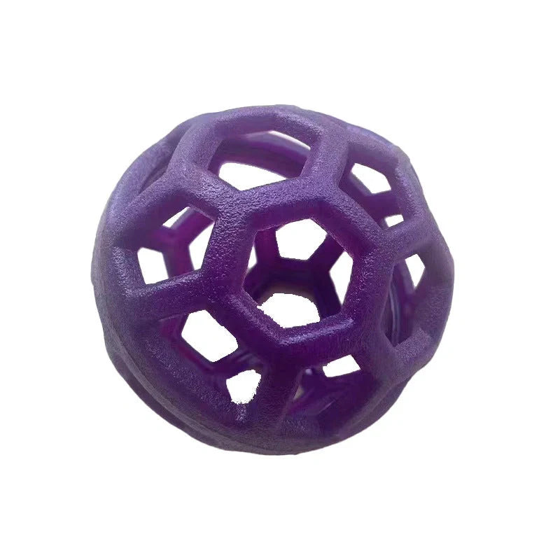 TPR Dog Chew Ball Toy in various colours for interactive play and teeth cleaning