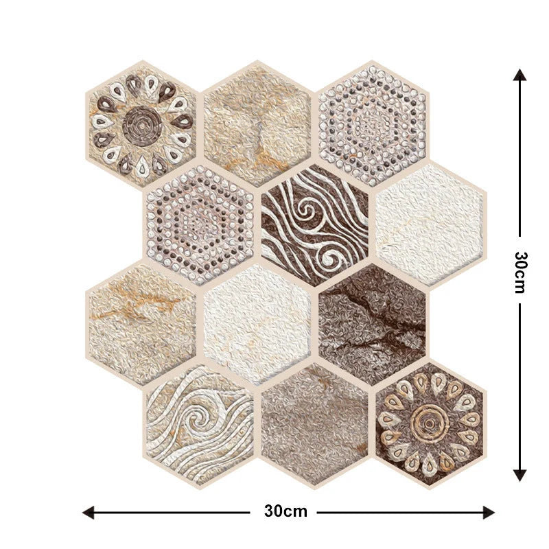 Brick texture self-adhesive wallpaper for moisture-proof home decoration
