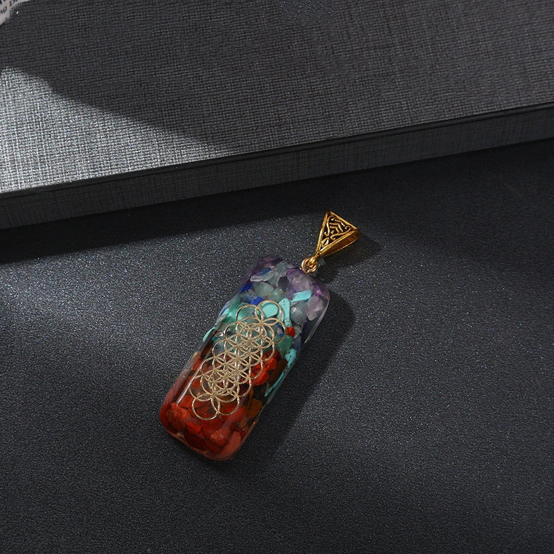 Elegant Chakra-Infused Crystal Pendant: Mindful British-Designed Jewellery for Spiritual Wellness