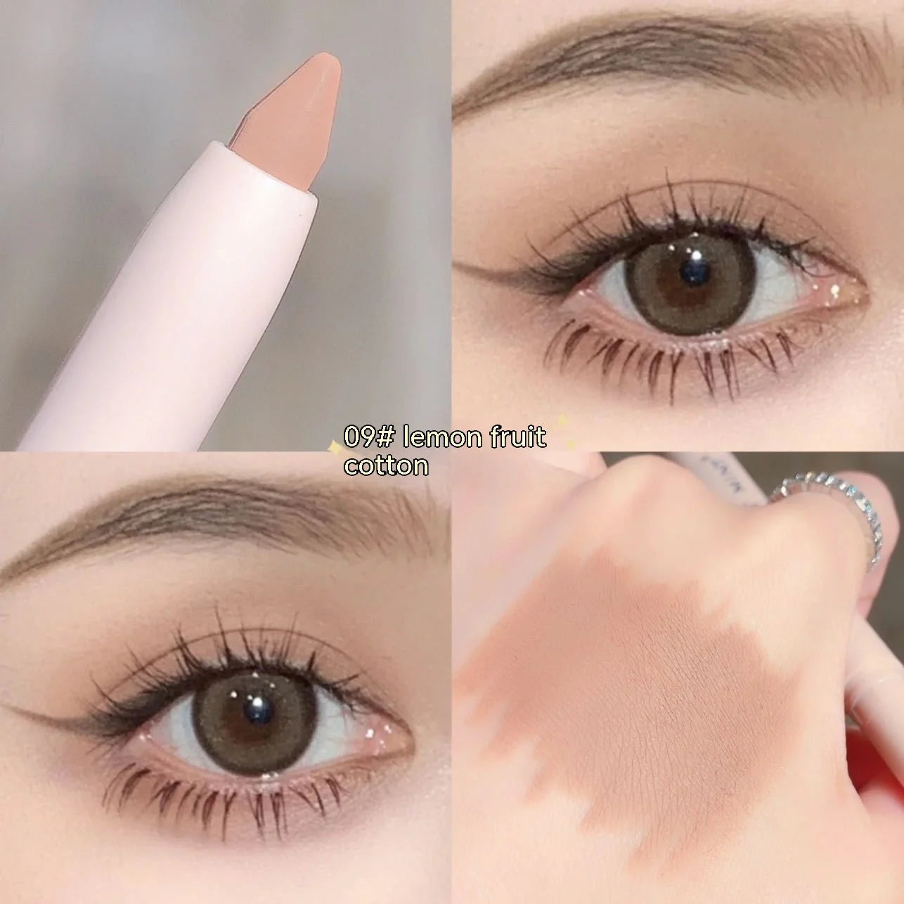 Crouching Silkworm Eyeliner Pen in 15 shades for brightening eye makeup