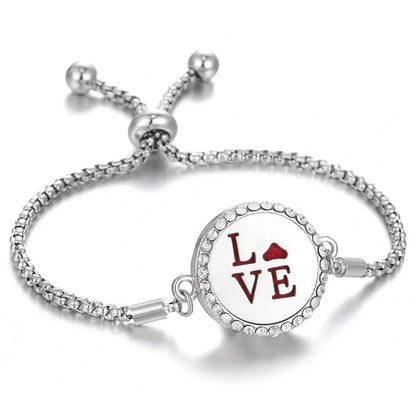 Stylish Aromatherapy Bracelet with Essential Oil Diffuser in various designs
