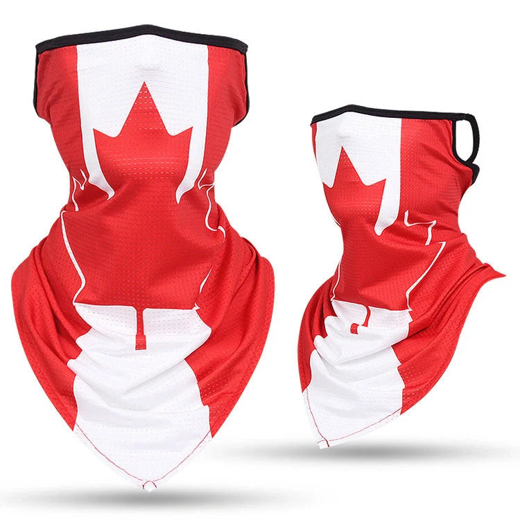 Breathable face guard thin tubular ring scarf in various colours for sun protection