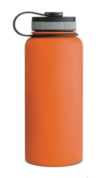 Premium stainless steel insulated tumbler with push-button lid and sleek design for outdoor adventures and active lifestyles.