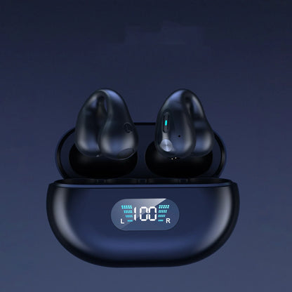 Premium Bone Conduction Wireless Earbuds with Bluetooth 5.3, Dual-Drive Audio, and Ergonomic Ear-Clip Design