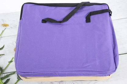 Quilted fabric pet car seat bag with breathable mesh for small cats and dogs