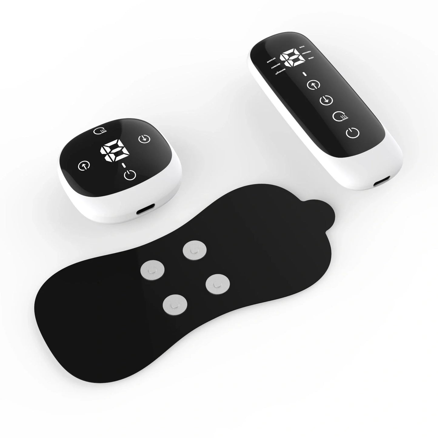 Pulse Neck Mini Patch Smart Abdomen Slimming Heating Massage Patch with USB charging