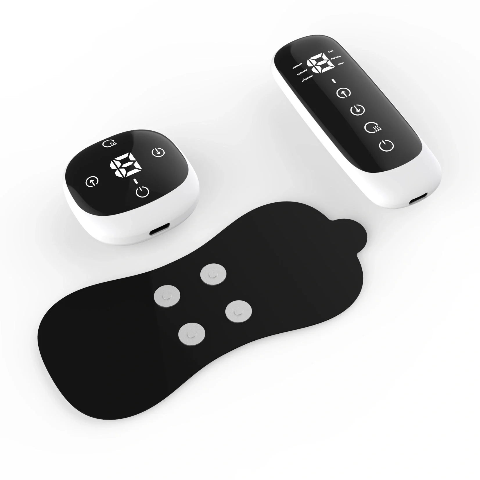 Pulse Neck Mini Patch Smart Abdomen Slimming Heating Massage Patch with USB charging