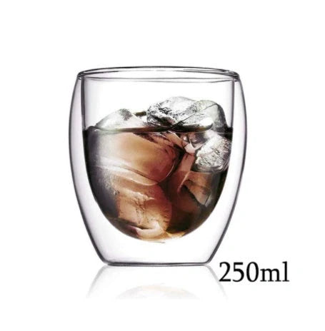 3D double-layer panda cup with skull design and festive inner Christmas tree