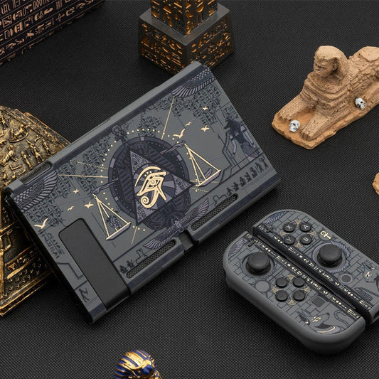 Mysterious Egypt themed Nintendo Switch Protective Shell with grip controller
