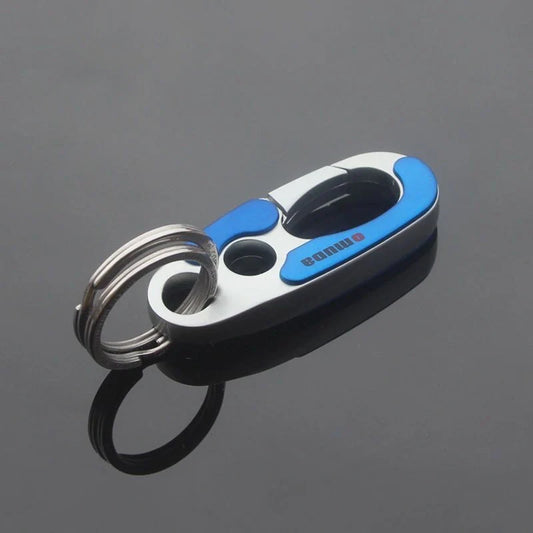 Meida Men's Solid Metal Waist Hanging Car Keychain in various colours