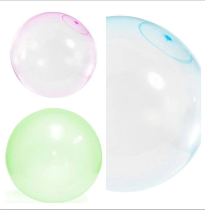 Colourful, lightweight bubble balls in various sizes, perfect for outdoor play and UK kids' parties