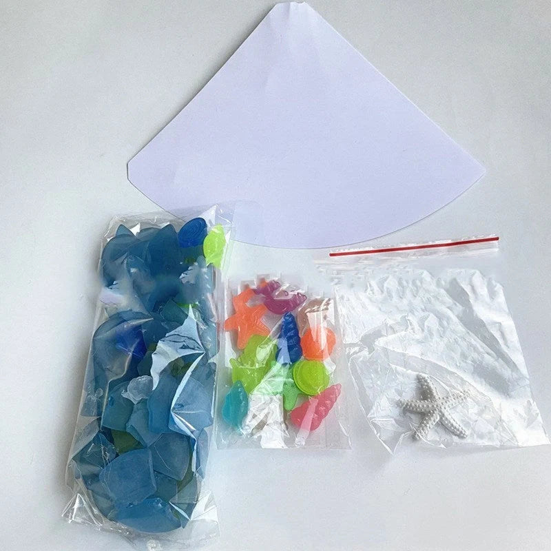 Blue PVC Christmas tree decoration for DIY holiday crafting