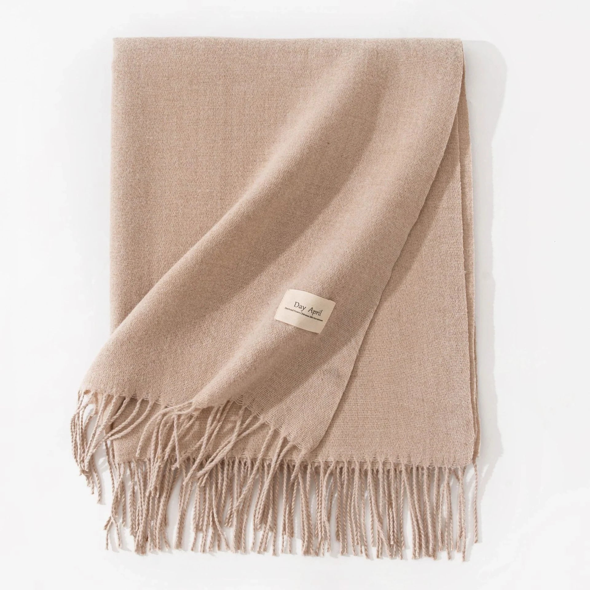 Elegant artificial cashmere scarf for women in various colors, perfect for winter warmth and style.