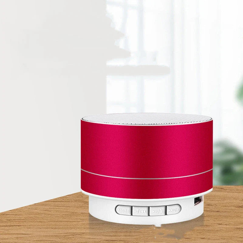 Portable Bluetooth speaker with colorful changing lights, high-quality audio, and durable design for on-the-go use