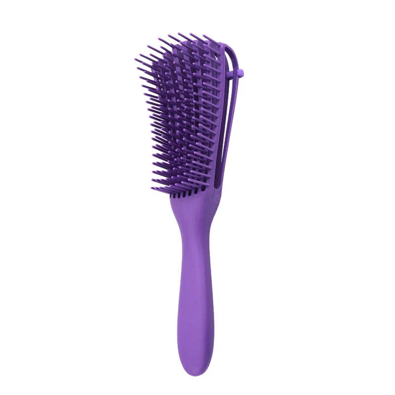 Knotted Haircut Massage Octopus Curling Comb in various colors for detangling and styling hair