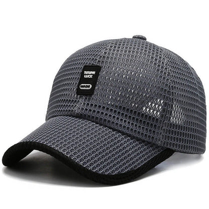 Big Eaves Summer Men's Outdoor Sunshade Baseball Cap in black, blue, gray, and dark gray