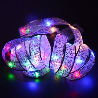 Waterproof Fairy Garland LED Ball String Lights in blue, warm white, white, and multicolour options