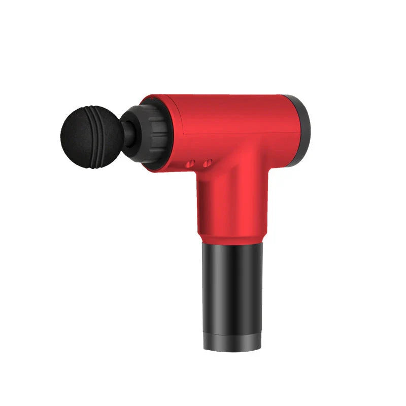 Premium muscle massage gun with interchangeable heads for targeted relief and relaxation