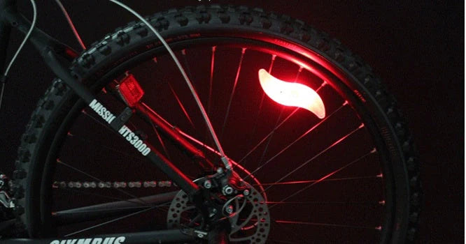Waterproof LED bicycle spoke light for enhanced night-time visibility