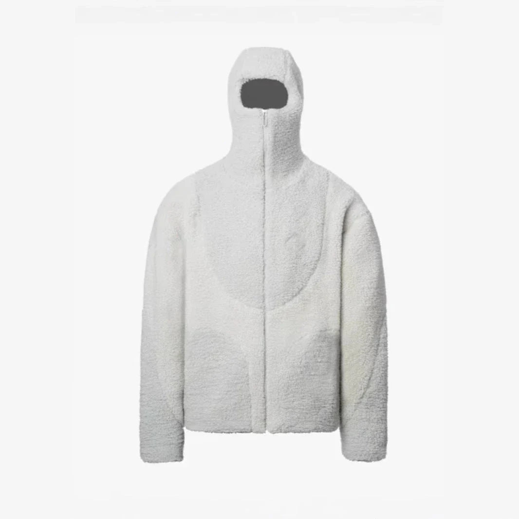 Men's stylish hooded zipper jacket with premium patchwork design in various colors