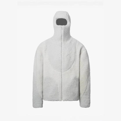Men's stylish hooded zipper jacket with premium patchwork design in various colors