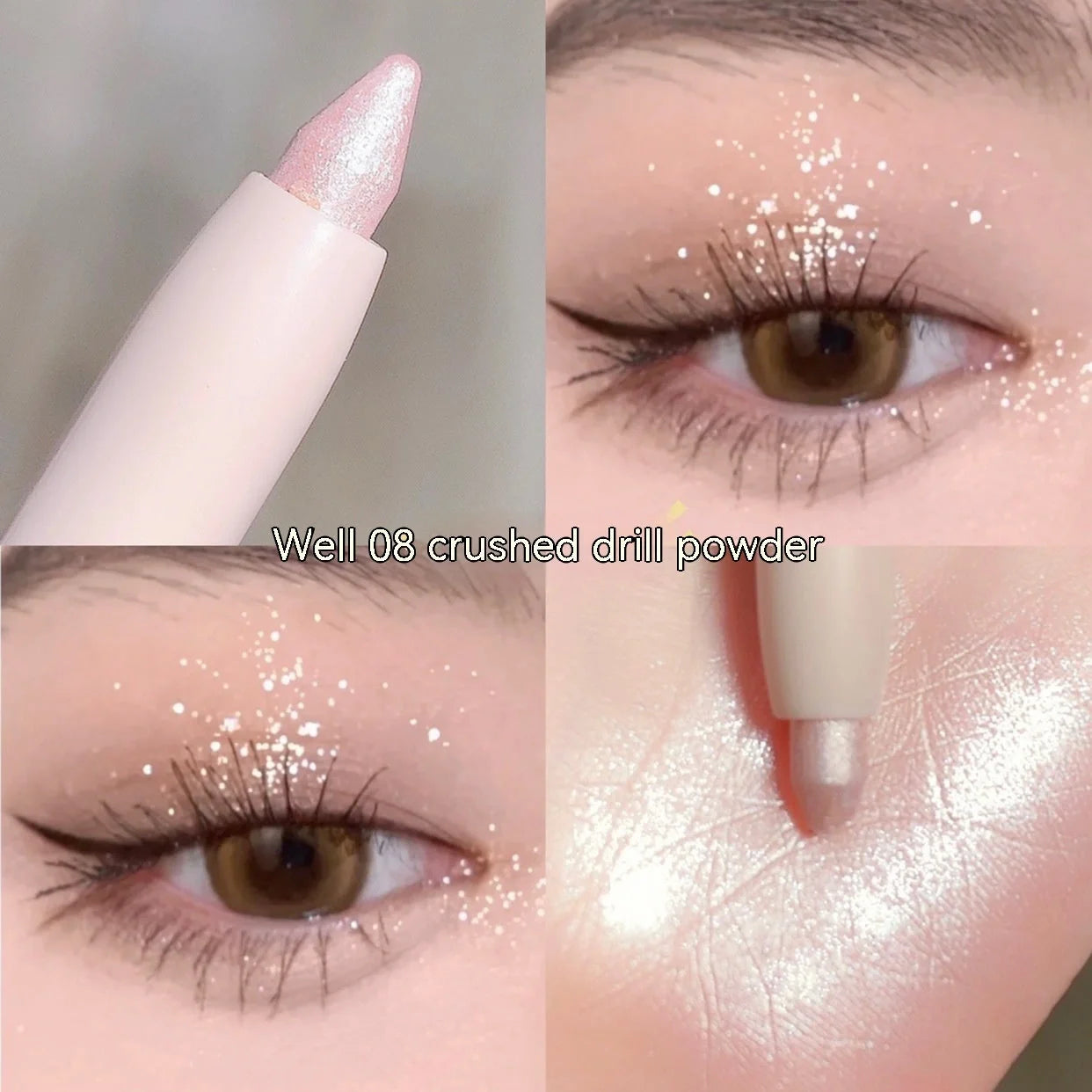 Crouching Silkworm Eyeliner Pen in 15 shades for brightening eye makeup