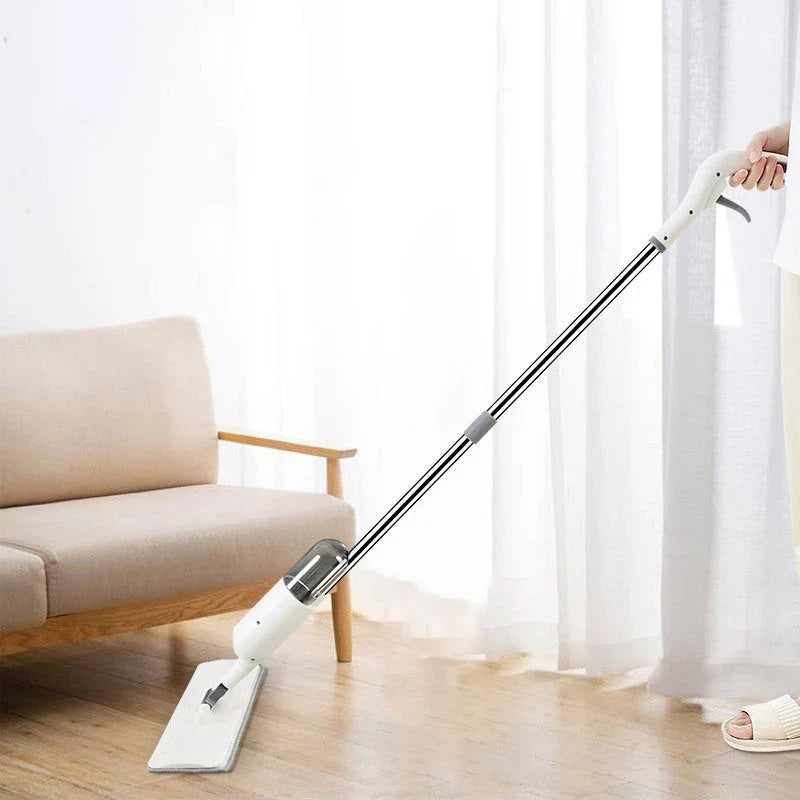 Premium Microfiber Mop Set with 360-degree design and built-in wringer for effortless floor cleaning