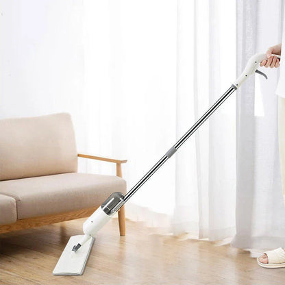 Premium Microfiber Mop Set with 360-degree design and built-in wringer for effortless floor cleaning