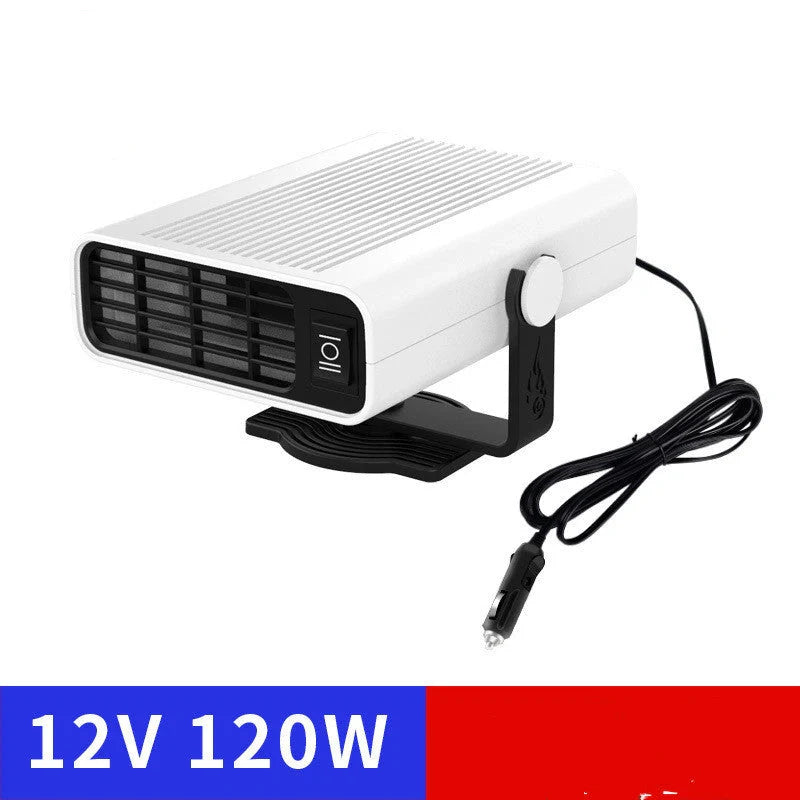 Universal Car Defrost Heater and Cooling Fan with 360-degree rotation for 12V and 24V vehicles