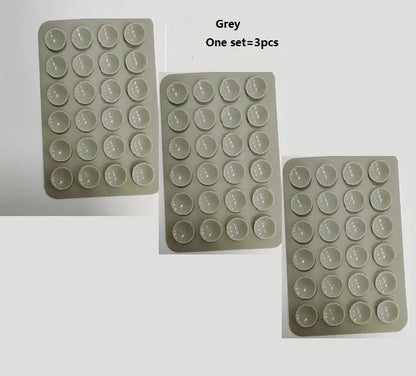 24 Grain Square Silicone Suction Cup for mobile phone and charging bank