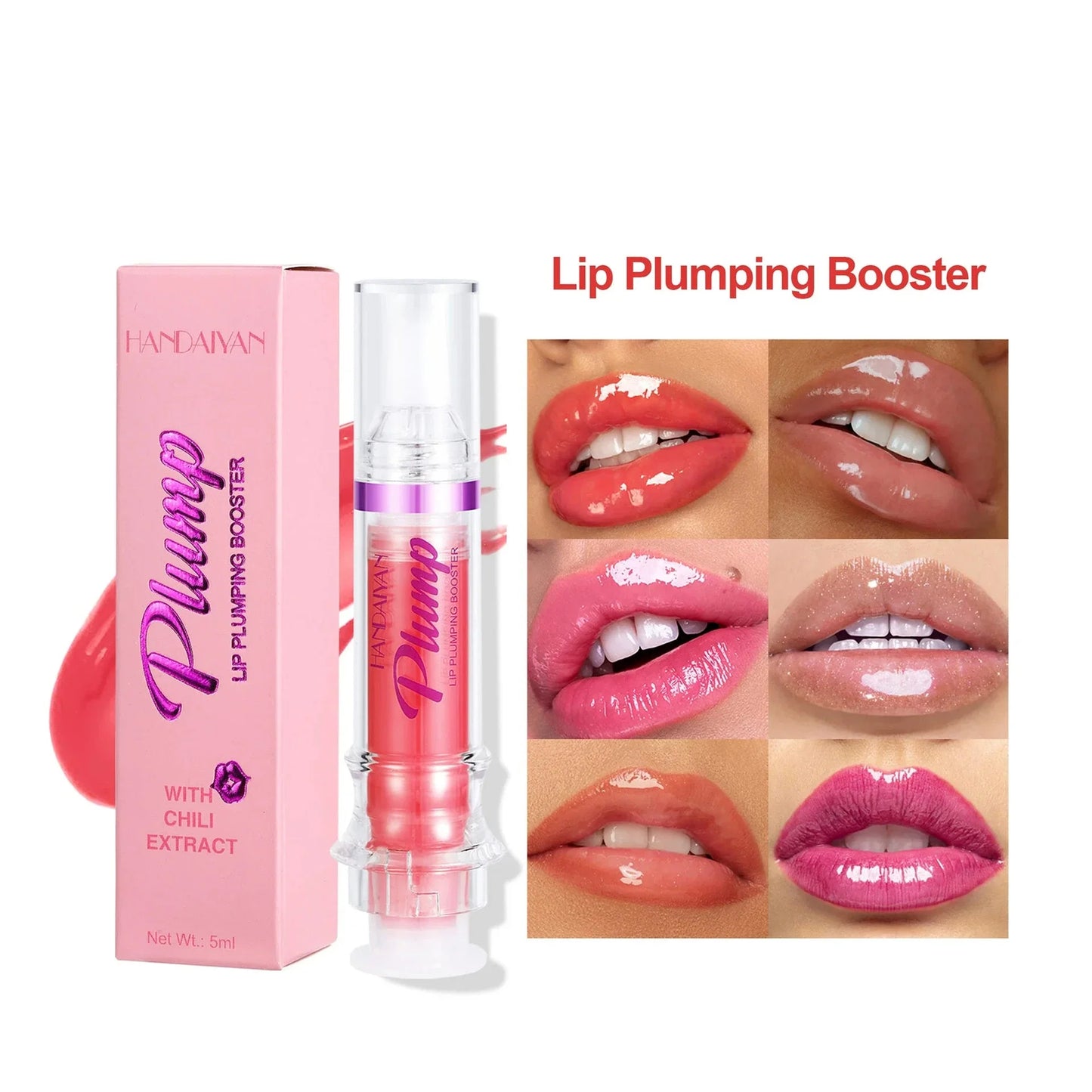Glossy Luxury Lip Gloss in various shades with a mirror-like shine and hydrating formula