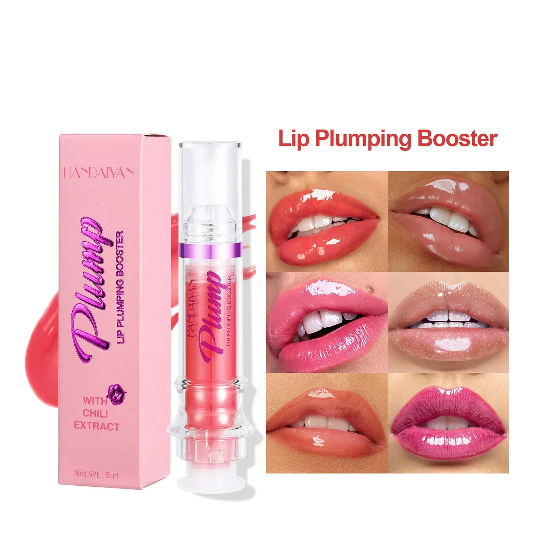 Glossy Luxury Lip Gloss in various shades with a mirror-like shine and hydrating formula