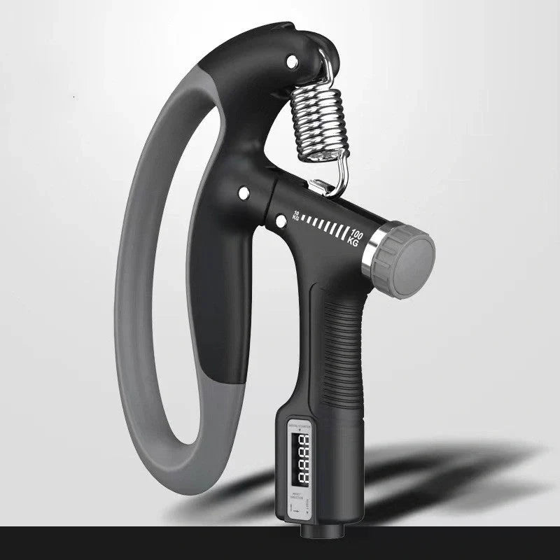 Smart Counting Grip with adjustable resistance for hand and forearm training