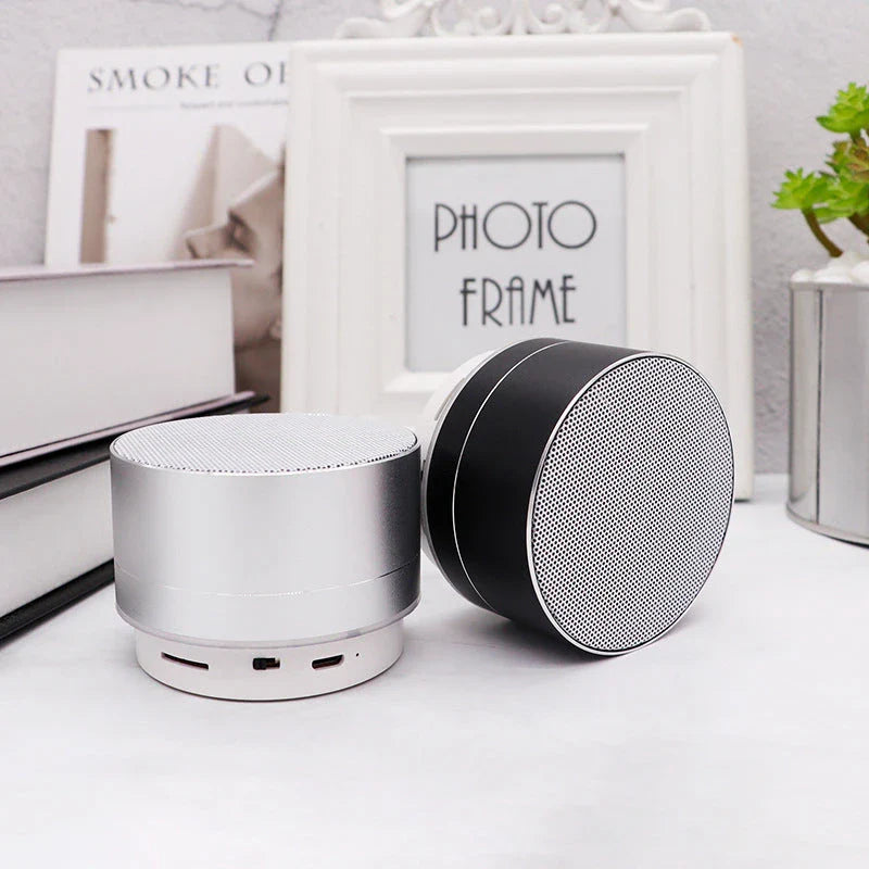 Portable Bluetooth speaker with colorful changing lights, high-quality audio, and durable design for on-the-go use